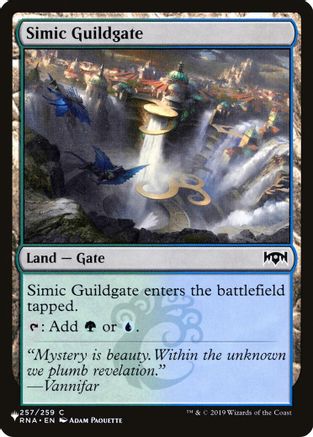 Image of Simic Guildgate (LIST-257/259) - The List Reprints