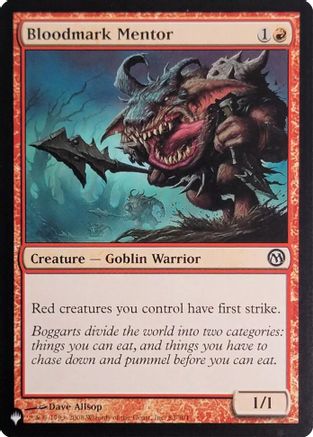 Image of Bloodmark Mentor (83) (LIST-83/301) - The List Reprints