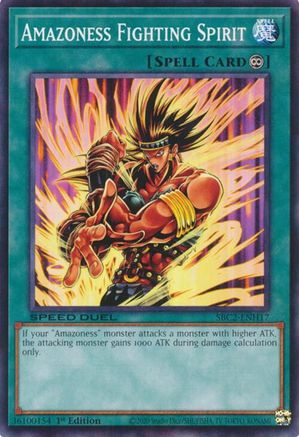 Image of Amazoness Fighting Spirit (SBC2-ENH17) - Speed Duel: Battle City Finals 1st Edition