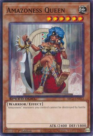Image of Amazoness Queen (SBC2-ENH12) - Speed Duel: Battle City Finals 1st Edition