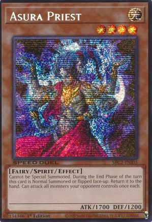 Image of Asura Priest (PSR) (SBC2-ENI05) - Speed Duel: Battle City Finals 1st Edition