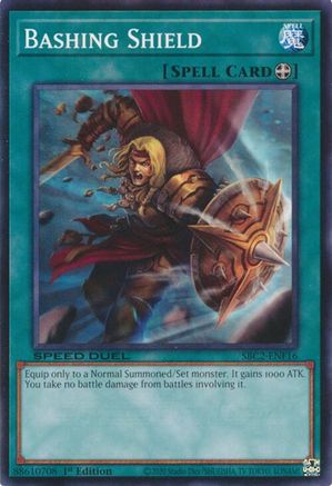 Image of Bashing Shield (SBC2-ENF16) - Speed Duel: Battle City Finals 1st Edition