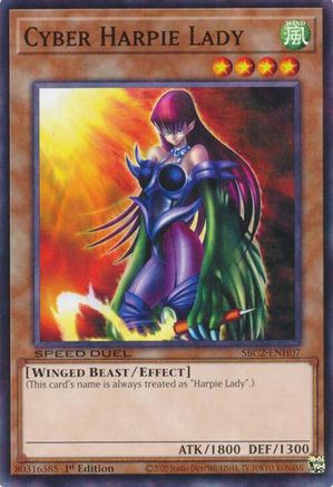 Image of Cyber Harpie Lady (SBC2-ENH07) - Speed Duel: Battle City Finals 1st Edition
