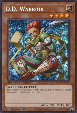 Image of D.D. Warrior (PSR) (SBC2-ENC08) - Speed Duel: Battle City Finals 1st Edition