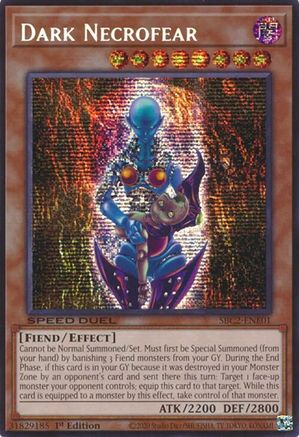 Image of Dark Necrofear (PSR) (SBC2-ENE01) - Speed Duel: Battle City Finals 1st Edition