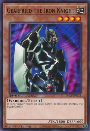 Image of Gearfried the Iron Knight (SBC2-ENC11) - Speed Duel: Battle City Finals 1st Edition