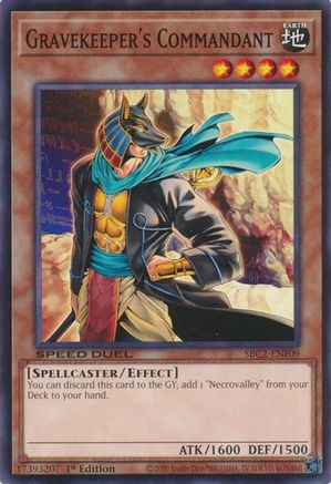 Image of Gravekeeper's Commandant (SBC2-ENF09) - Speed Duel: Battle City Finals 1st Edition