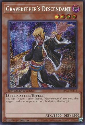 Image of Gravekeeper's Descendant (PSR) (SBC2-ENF11) - Speed Duel: Battle City Finals 1st Edition