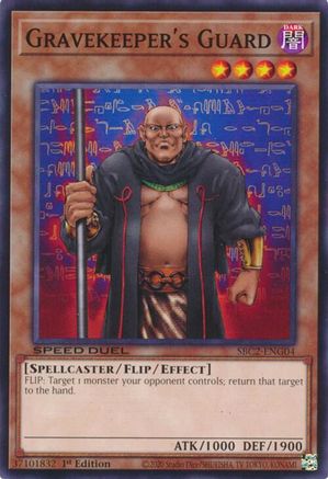 Image of Gravekeeper's Guard (SBC2-ENG04) - Speed Duel: Battle City Finals 1st Edition