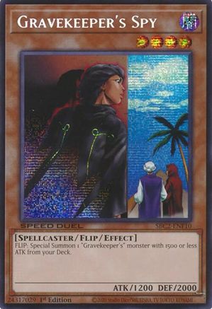 Image of Gravekeeper's Spy (PSR) (SBC2-ENF10) - Speed Duel: Battle City Finals 1st Edition