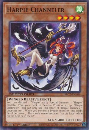 Image of Harpie Channeler (SBC2-ENH04) - Speed Duel: Battle City Finals 1st Edition