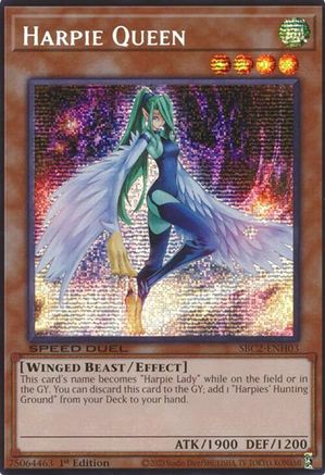 Image of Harpie Queen (PSR) (SBC2-ENH03) - Speed Duel: Battle City Finals 1st Edition