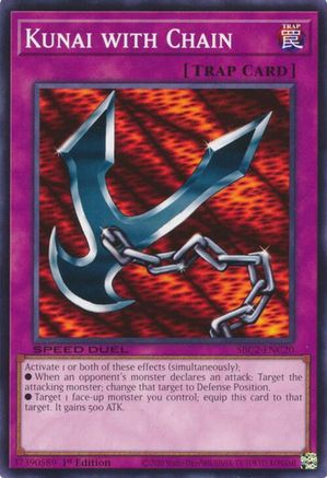 Image of Kunai with Chain (SBC2-ENC20) - Speed Duel: Battle City Finals 1st Edition