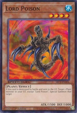 Image of Lord Poison (SBC2-END06) - Speed Duel: Battle City Finals 1st Edition