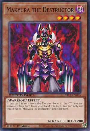 Image of Makyura the Destructor (SBC2-END05) - Speed Duel: Battle City Finals 1st Edition
