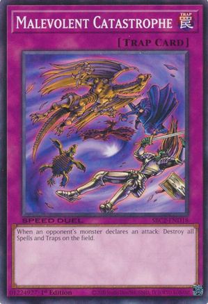 Image of Malevolent Catastrophe (SBC2-END18) - Speed Duel: Battle City Finals 1st Edition