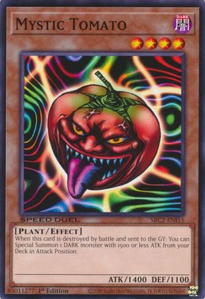 Image of Mystic Tomato (SBC2-ENI15) - Speed Duel: Battle City Finals 1st Edition
