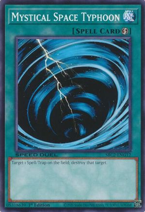 Image of Mystical Space Typhoon (SBC2-ENG12) - Speed Duel: Battle City Finals 1st Edition