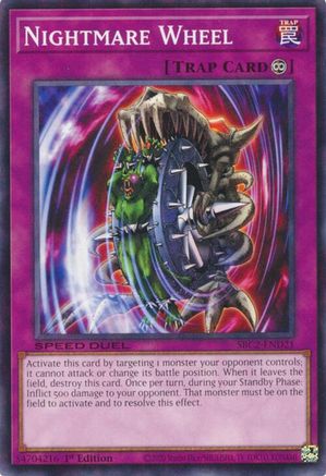 Image of Nightmare Wheel (SBC2-END21) - Speed Duel: Battle City Finals 1st Edition