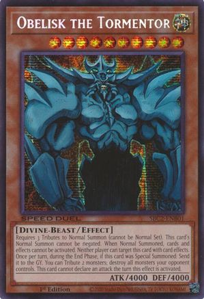 Image of Obelisk the Tormentor (SBC2-ENB01) - Speed Duel: Battle City Finals 1st Edition