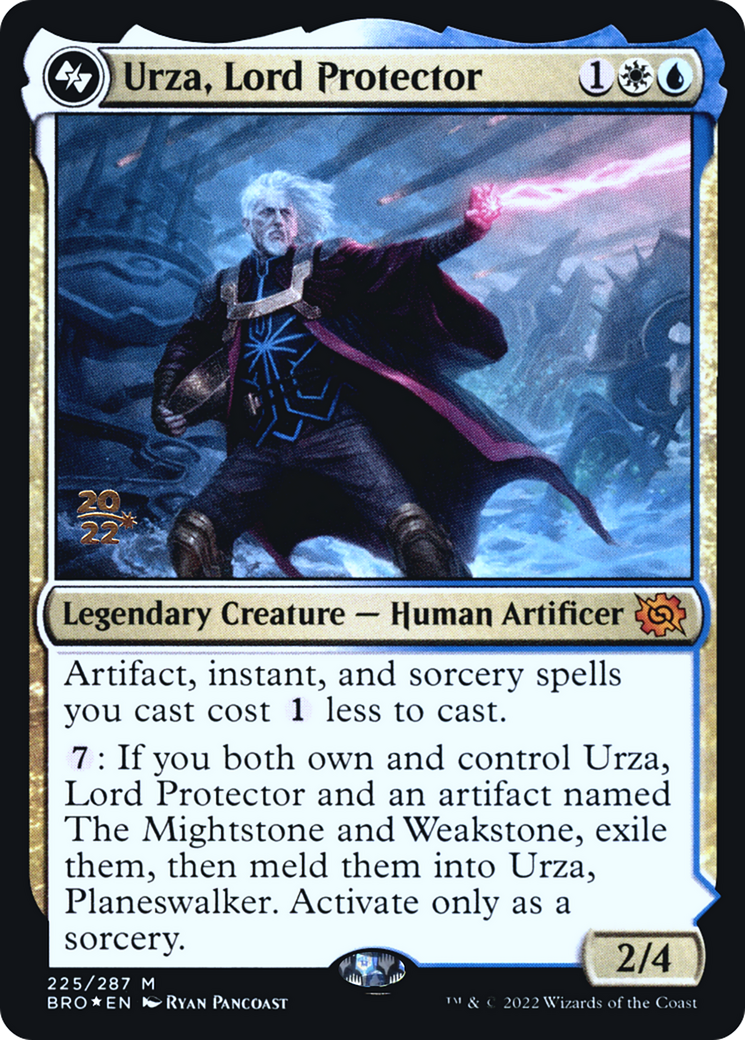Image of Urza, Lord Protector (PRE-225) - The Brothers' War Promos Foil