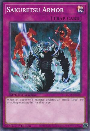 Image of Sakuretsu Armor (SBC2-END20) - Speed Duel: Battle City Finals 1st Edition