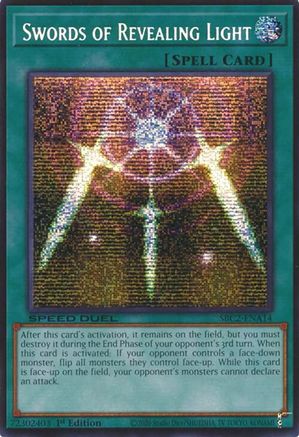 Image of Swords of Revealing Light (PSR) (SBC2-ENA14) - Speed Duel: Battle City Finals 1st Edition