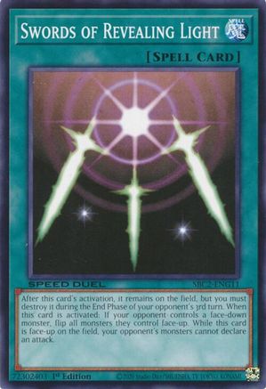 Image of Swords of Revealing Light (SBC2-ENG11) (SBC2-ENG11) - Speed Duel: Battle City Finals 1st Edition
