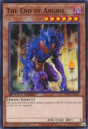 Image of The End of Anubis (SBC2-ENG03) - Speed Duel: Battle City Finals 1st Edition