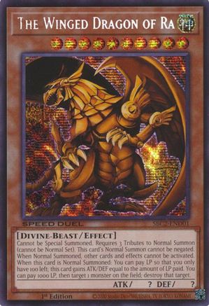 Image of The Winged Dragon of Ra (SBC2-END01) - Speed Duel: Battle City Finals 1st Edition