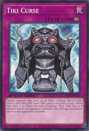 Image of Tiki Curse (SBC2-ENG15) - Speed Duel: Battle City Finals 1st Edition