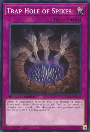 Image of Trap Hole of Spikes (SBC2-ENC17) - Speed Duel: Battle City Finals 1st Edition