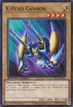 Image of X-Head Cannon (SBC2-ENB07) - Speed Duel: Battle City Finals 1st Edition