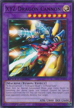 Image of XYZ-Dragon Cannon (SBC2-ENB20) - Speed Duel: Battle City Finals 1st Edition