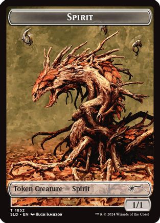 Image of Spirit (SLD) // Shapeshifter (KHM) Double-sided Token (SLD-1852 // 8) - Secret Lair Drop Series