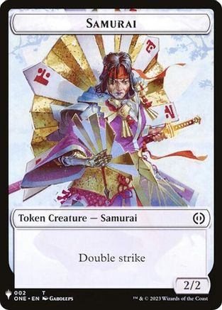 Image of Samurai // Clue Double-Sided Token (LIST-2 // 40) - The List Reprints