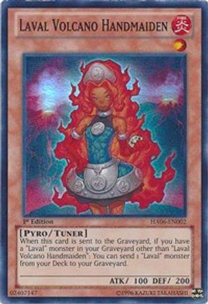 Image of Laval Volcano Handmaiden (HA06-EN002) - Hidden Arsenal 6: Omega Xyz 1st Edition