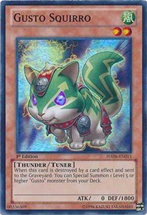 Image of Gusto Squirro (HA06-EN011) - Hidden Arsenal 6: Omega Xyz 1st Edition