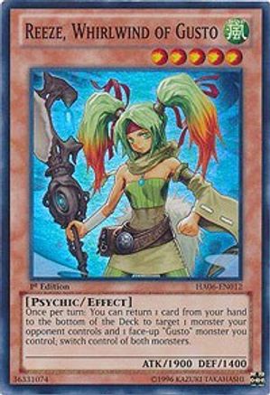 Image of Reeze, Whirlwind of Gusto (HA06-EN012) - Hidden Arsenal 6: Omega Xyz 1st Edition