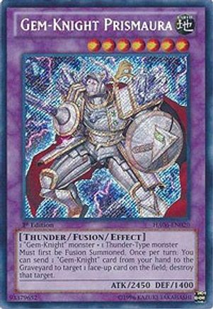 Image of Gem-Knight Prismaura (HA06-EN020) - Hidden Arsenal 6: Omega Xyz 1st Edition