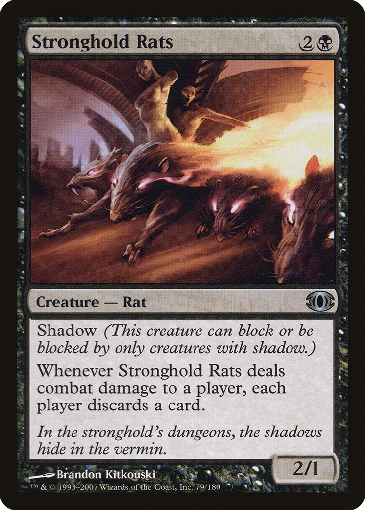 Image of Stronghold Rats (FUT-079) - Future Sight Foil