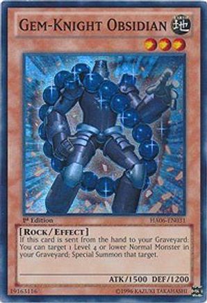 Image of Gem-Knight Obsidian (HA06-EN031) - Hidden Arsenal 6: Omega Xyz Unlimited