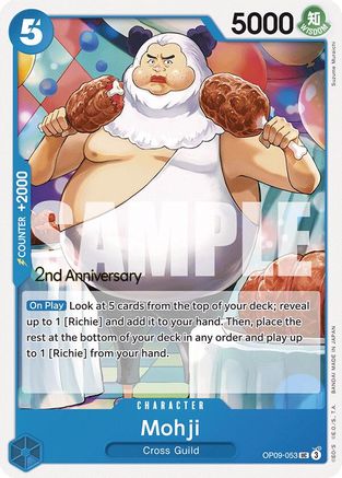 Image of Mohji (OP09-053) - Emperors in the New World: 2nd Anniversary Tournament Cards
