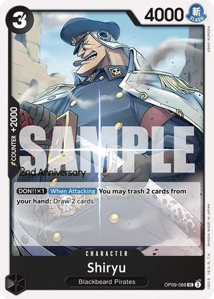 Image of Shiryu (OP09-088) - Emperors in the New World: 2nd Anniversary Tournament Cards