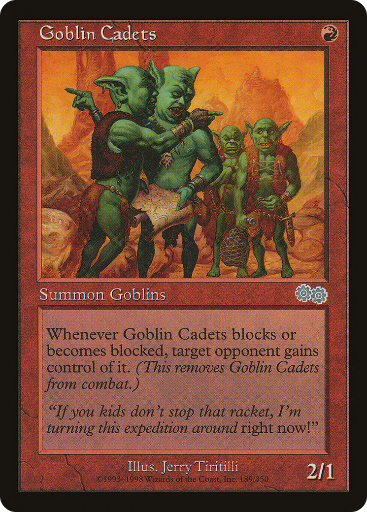 Image of Goblin Cadets (USG-189) - Urza's Saga