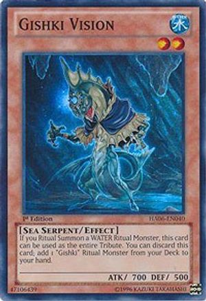 Image of Gishki Vision (HA06-EN040) - Hidden Arsenal 6: Omega Xyz Unlimited