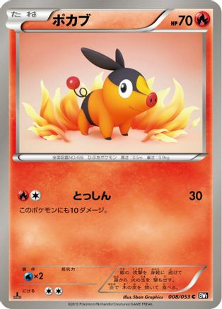 Image of Tepig (008/053) - BW1 Black Collection Unlimited