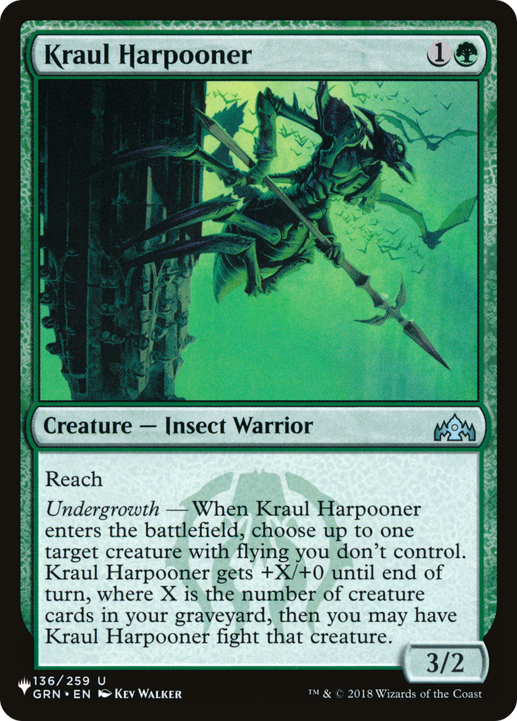 Image of Kraul Harpooner (LIST-GRN-136) - The List