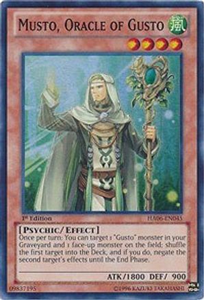 Image of Musto, Oracle of Gusto (HA06-EN045) - Hidden Arsenal 6: Omega Xyz Unlimited