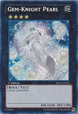 Image of Gem-Knight Pearl (HA06-EN050) - Hidden Arsenal 6: Omega Xyz 1st Edition